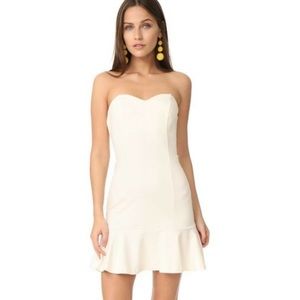 Amanda Uprichard Rocky Dress Ivory White Ruffle